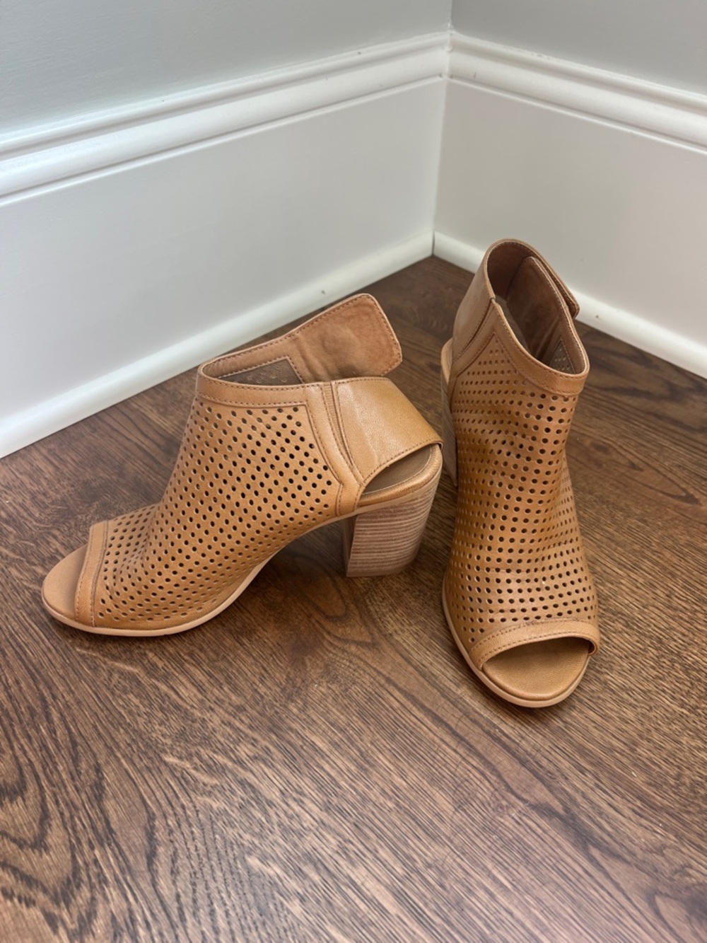 Steven open toe booties